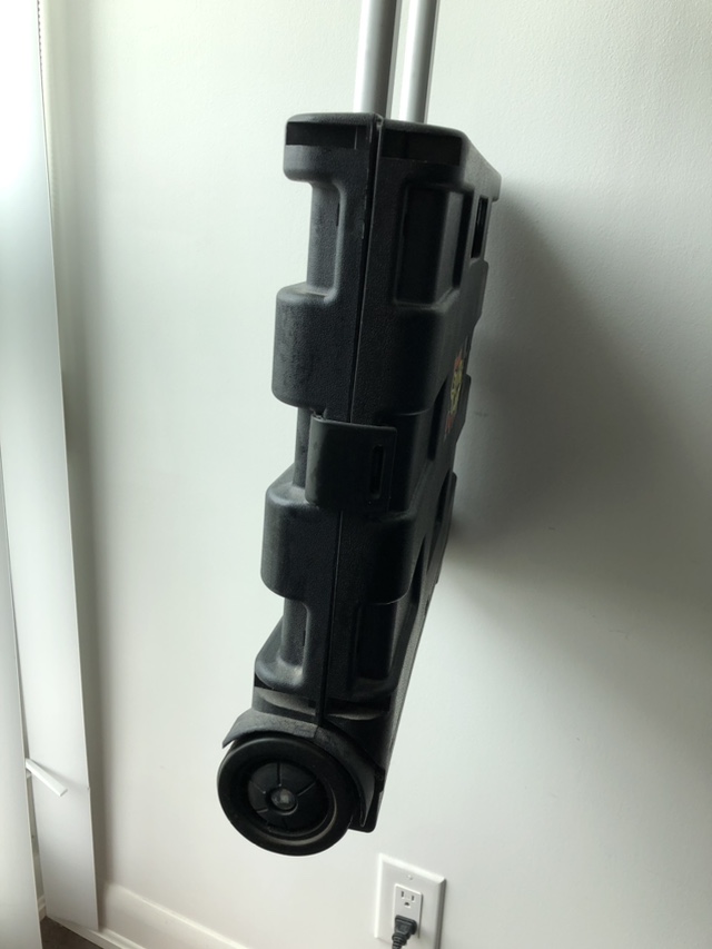 Folding cart with handle image indicator(2)