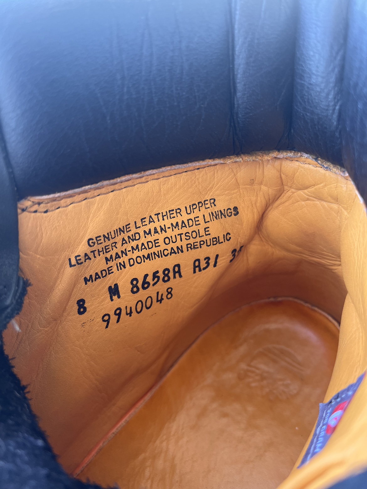 Black Timberlands Boots - Size 8M - photo 5