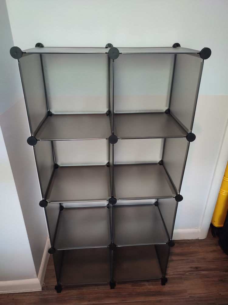 Grey 8 Cube Storage Unit