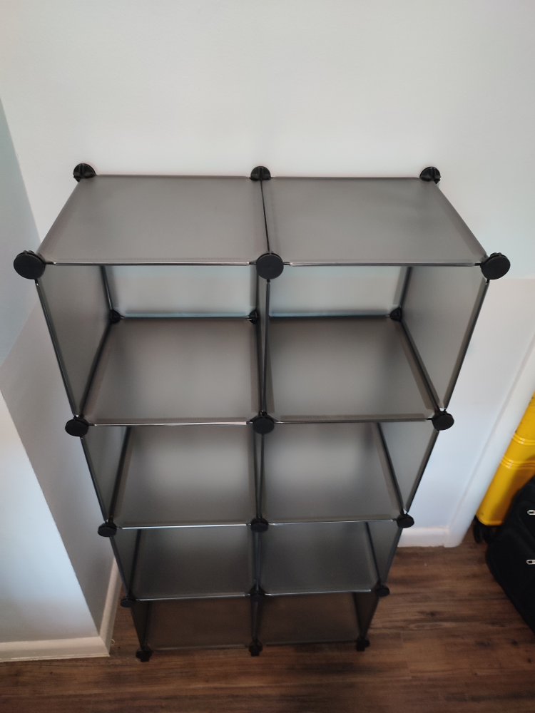Grey 8 Cube Storage Unit - photo 3