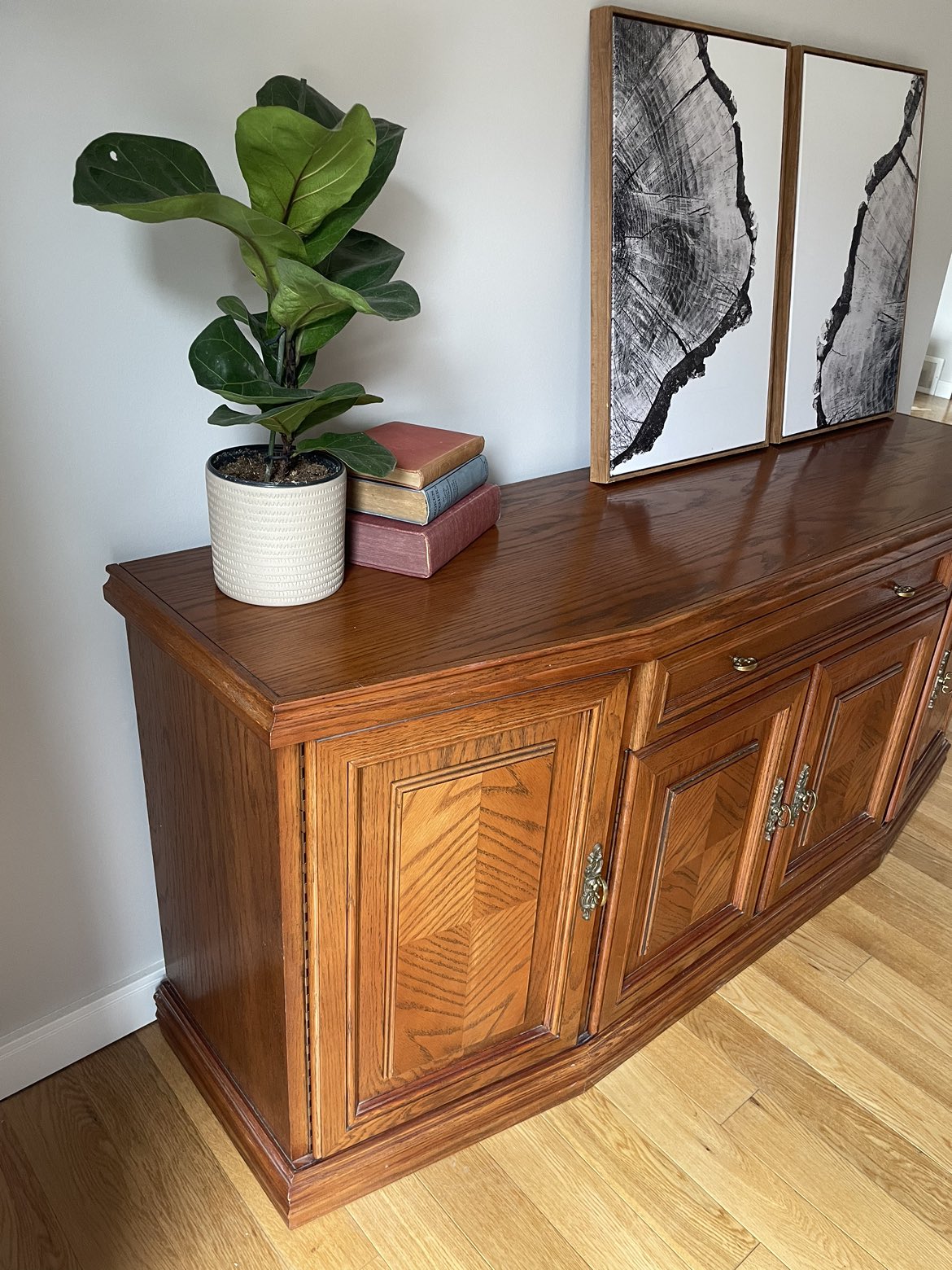 Solid oak sideboard - photo 5