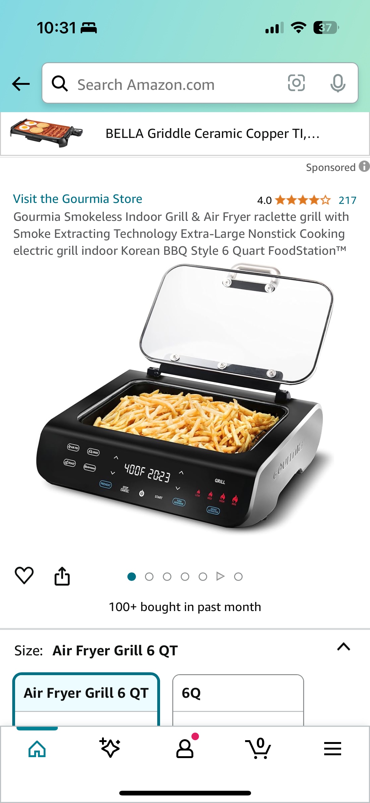 Gourmia Air fryer/ Grill (new one)