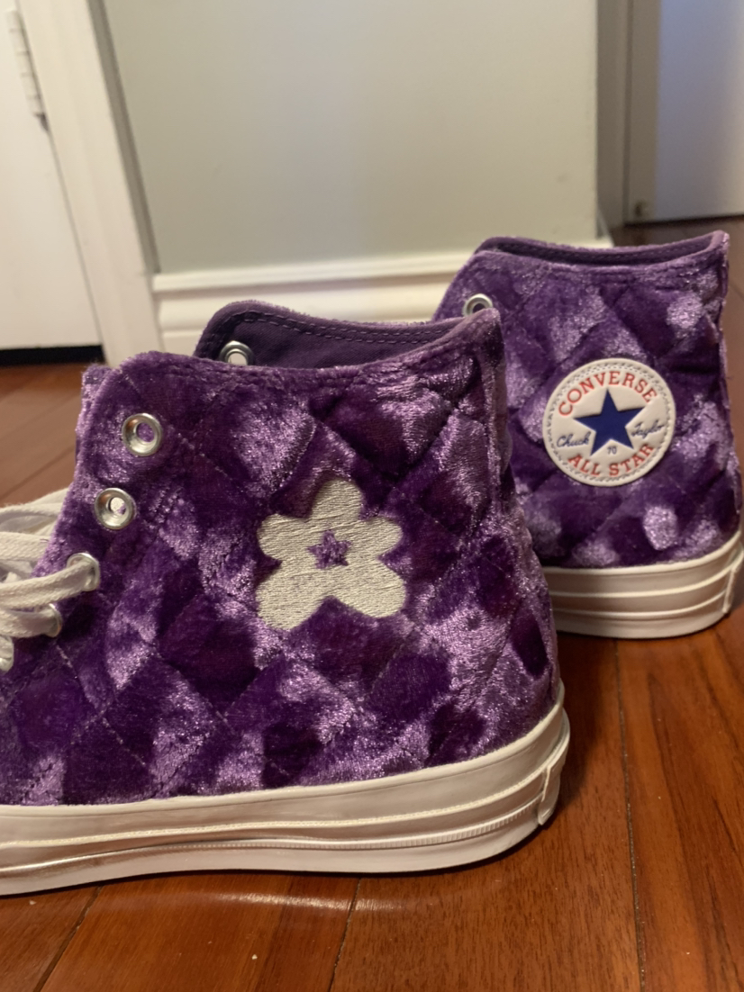 Golf le Fleur x Converse Chuck 70 Hi "Quilted Velvet Purple" - photo 2