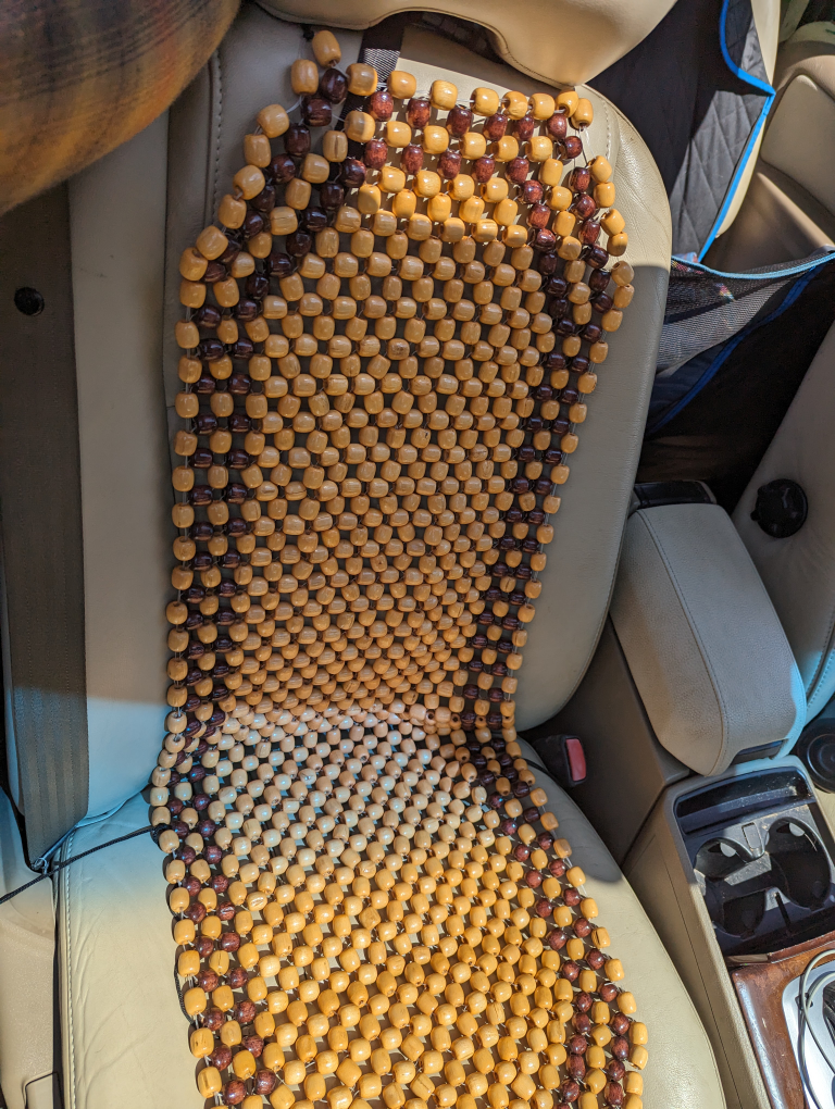 Car seat beads #freecycle