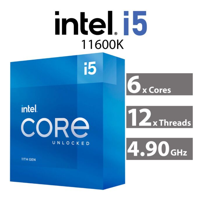 Intel® Core™ i5-11600K  12M Cache, up to 4.90 GHz