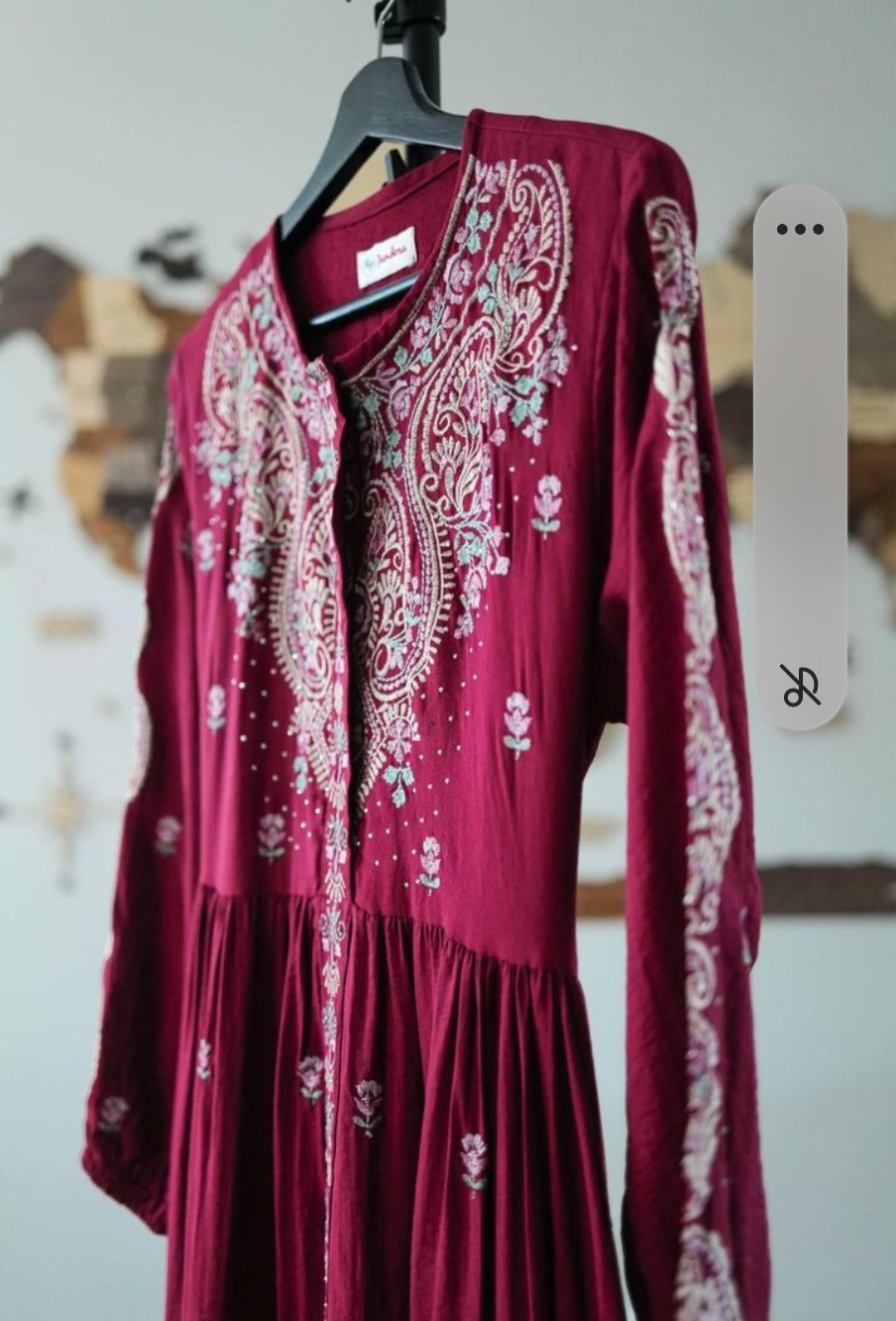 Beautiful embroidery long dress - New - photo 2