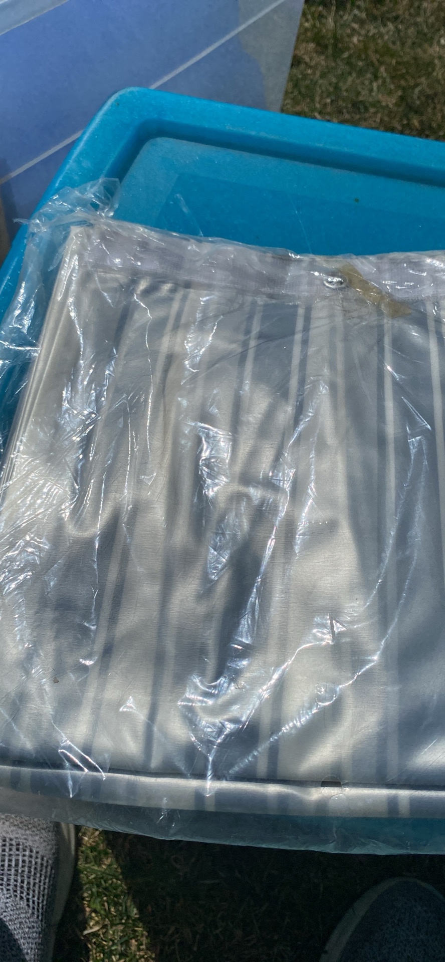 Shower curtain with hooks - photo 2