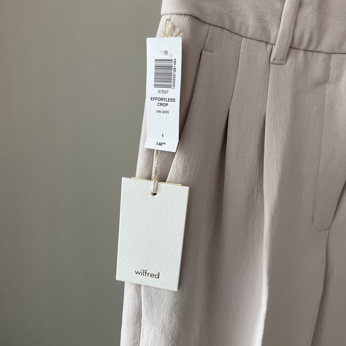 NEW Wilfred The Effortless Pants Cropped, Short ver (size 4) image indicator(4)