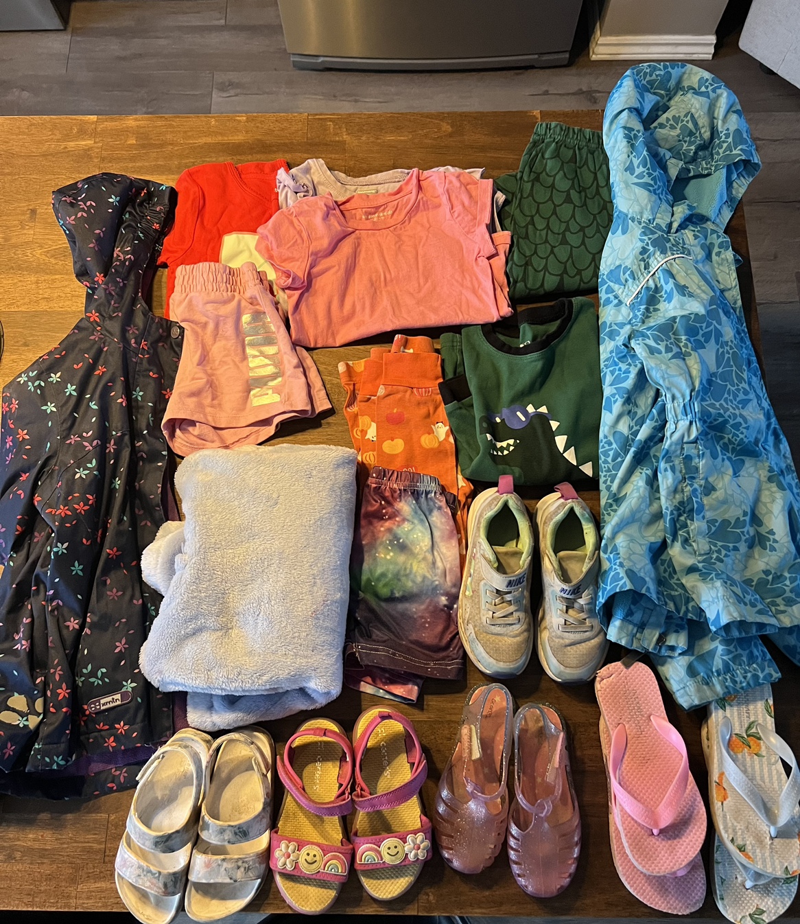 Girls 5&6T clothes and shoes