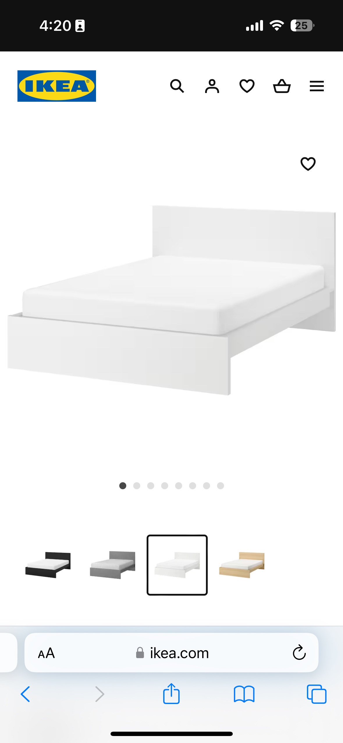 Ikea Queen Bed frame - photo 3