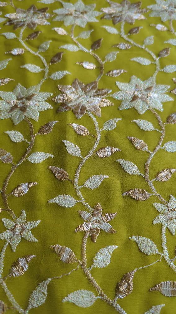 Sleeveless Georgette salwar kurta set image indicator(3)