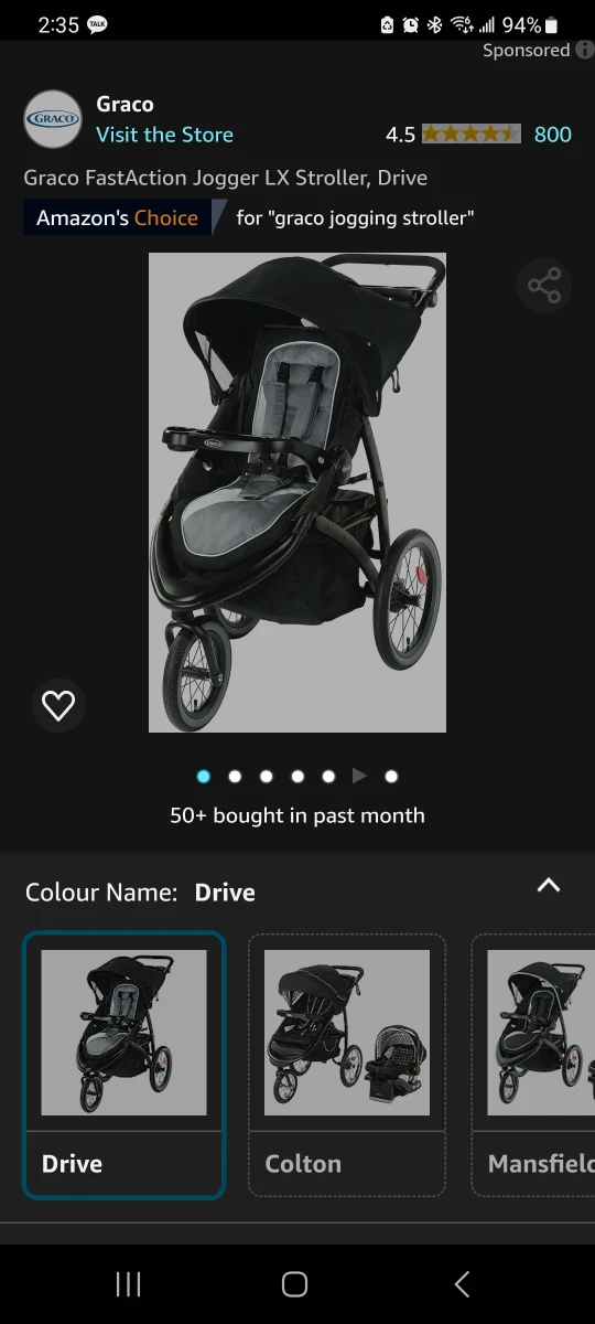 Graco Jogging Stroller