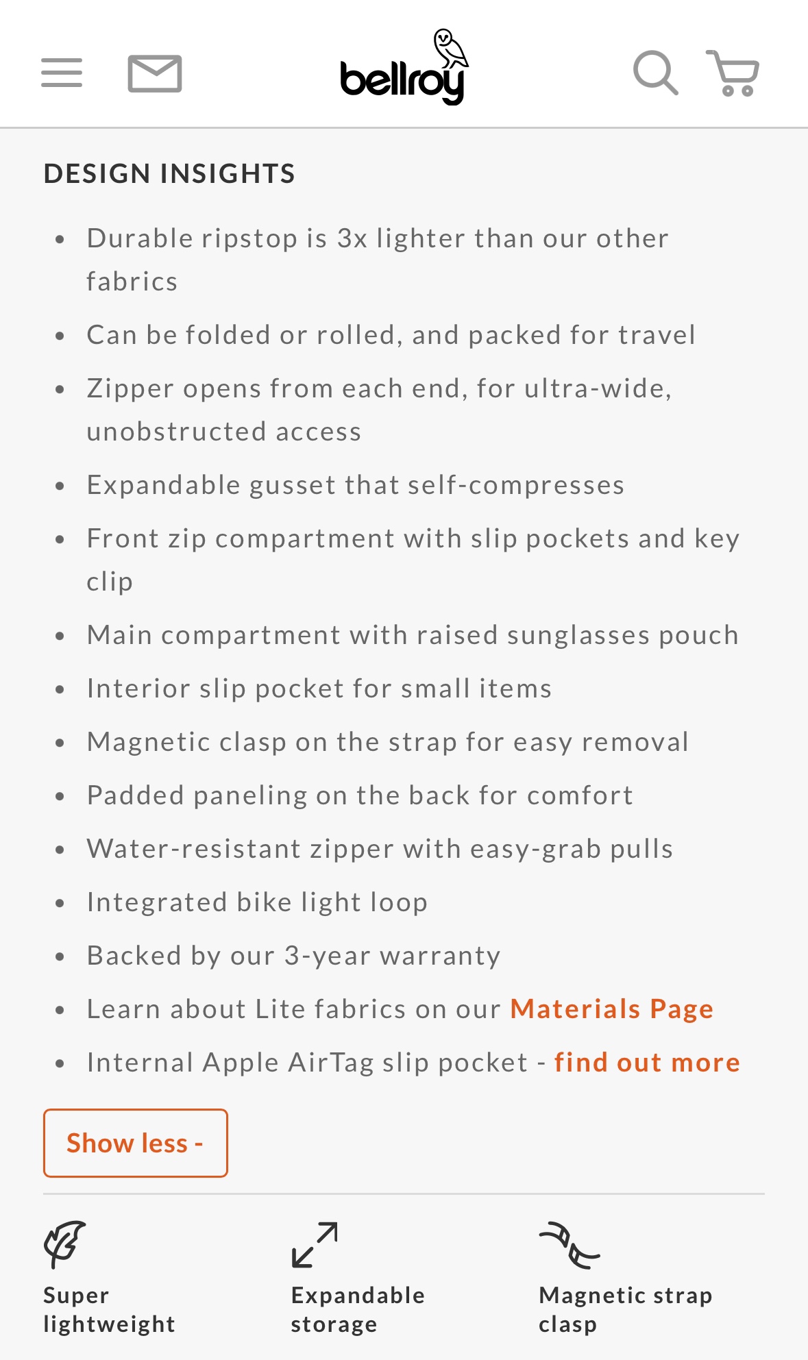 Bellroy Lite Sling - photo 3