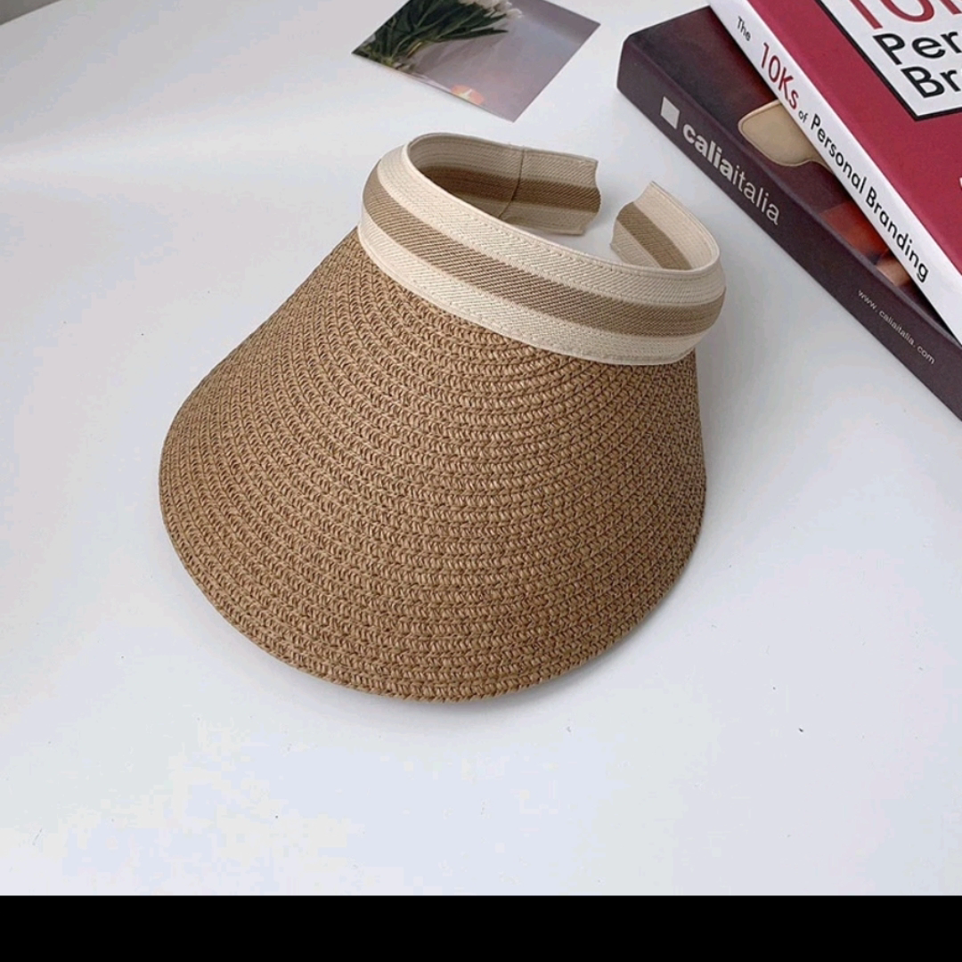 "🤎" Women Sun Hat Handmade Visor Caps image indicator(3)