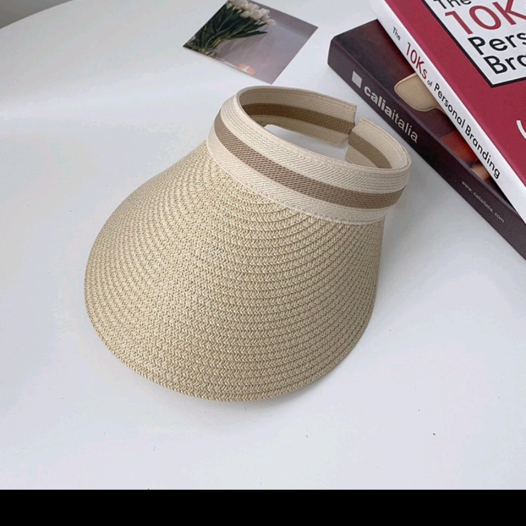 "🤎" Women Sun Hat Handmade Visor Caps image indicator(4)