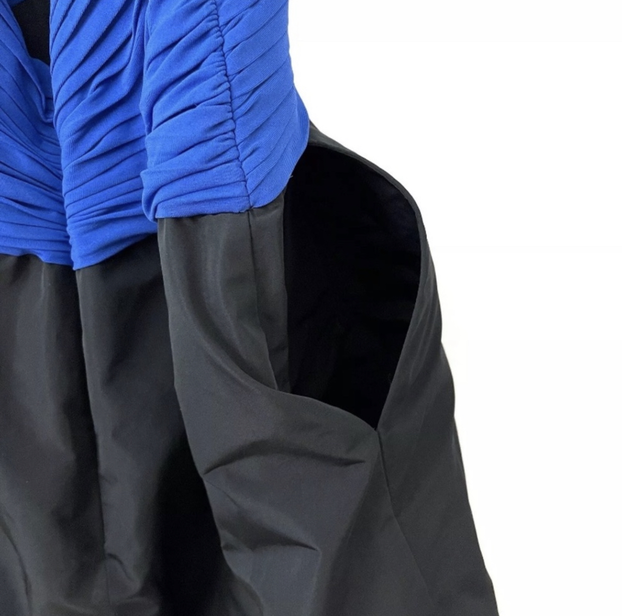 BCBGMaxAzria Dress w/ Taffeta Bubble Skirt image indicator(4)