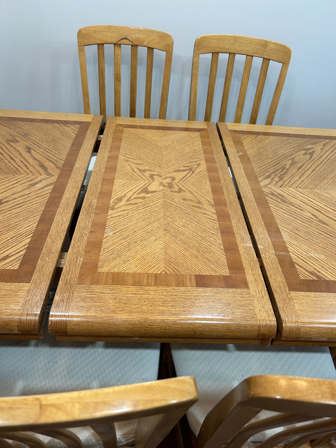 Wooden Dining Table Set - Oak (6 seat) Moving Sale - photo 3