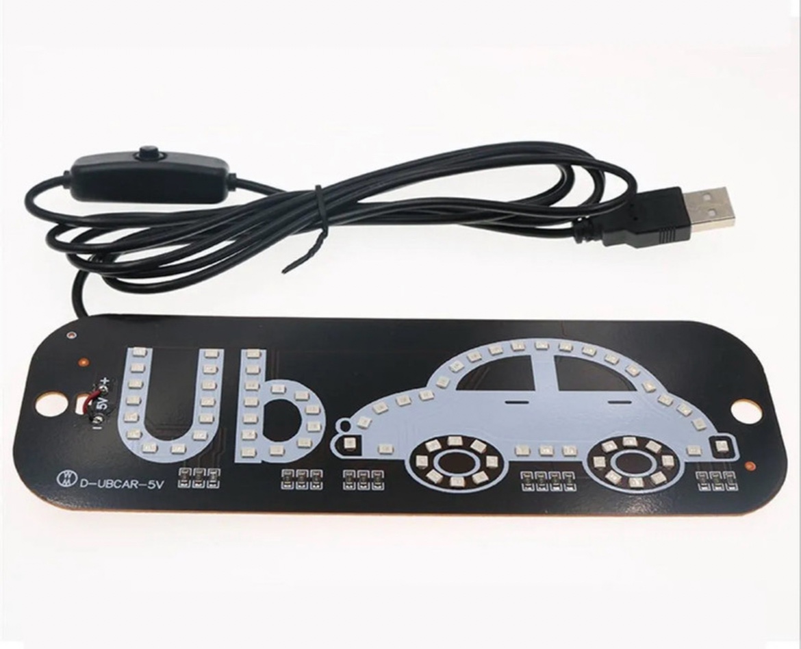 Led Uber Car Light Sign (Brand New)