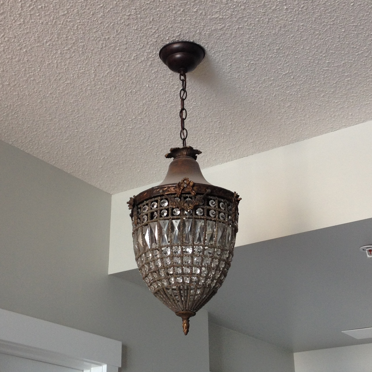 Vintage 1950s French Chandelier