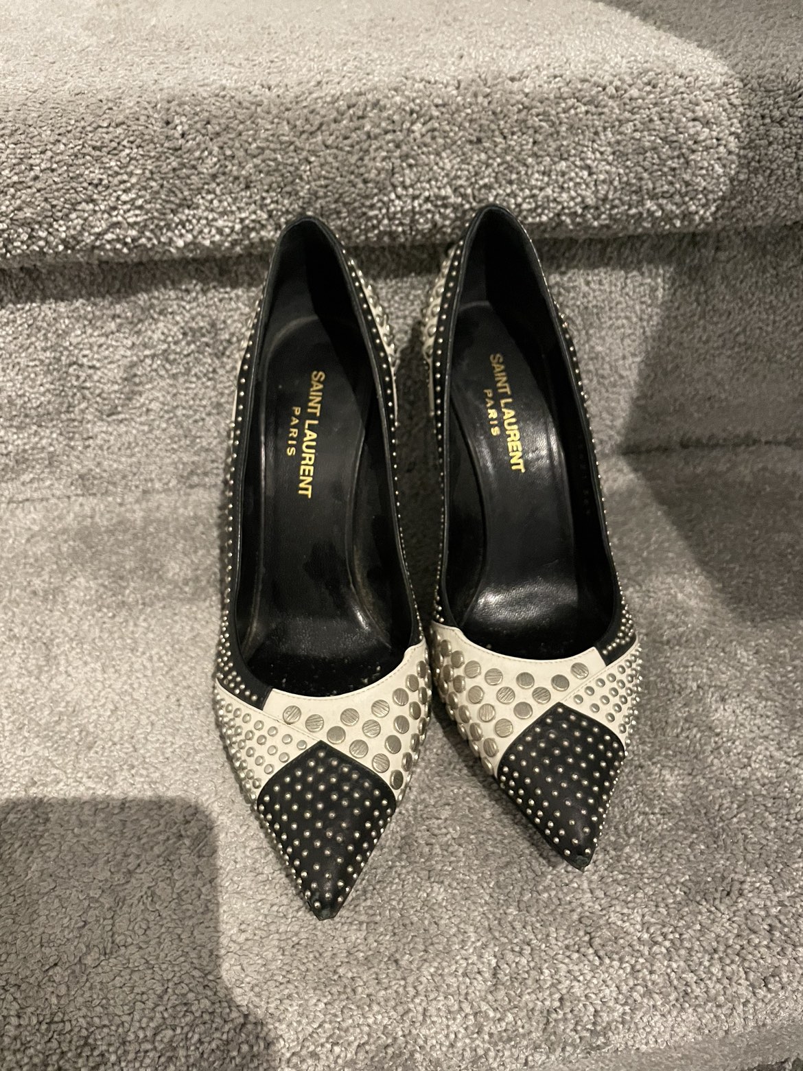 YSL Studs heels