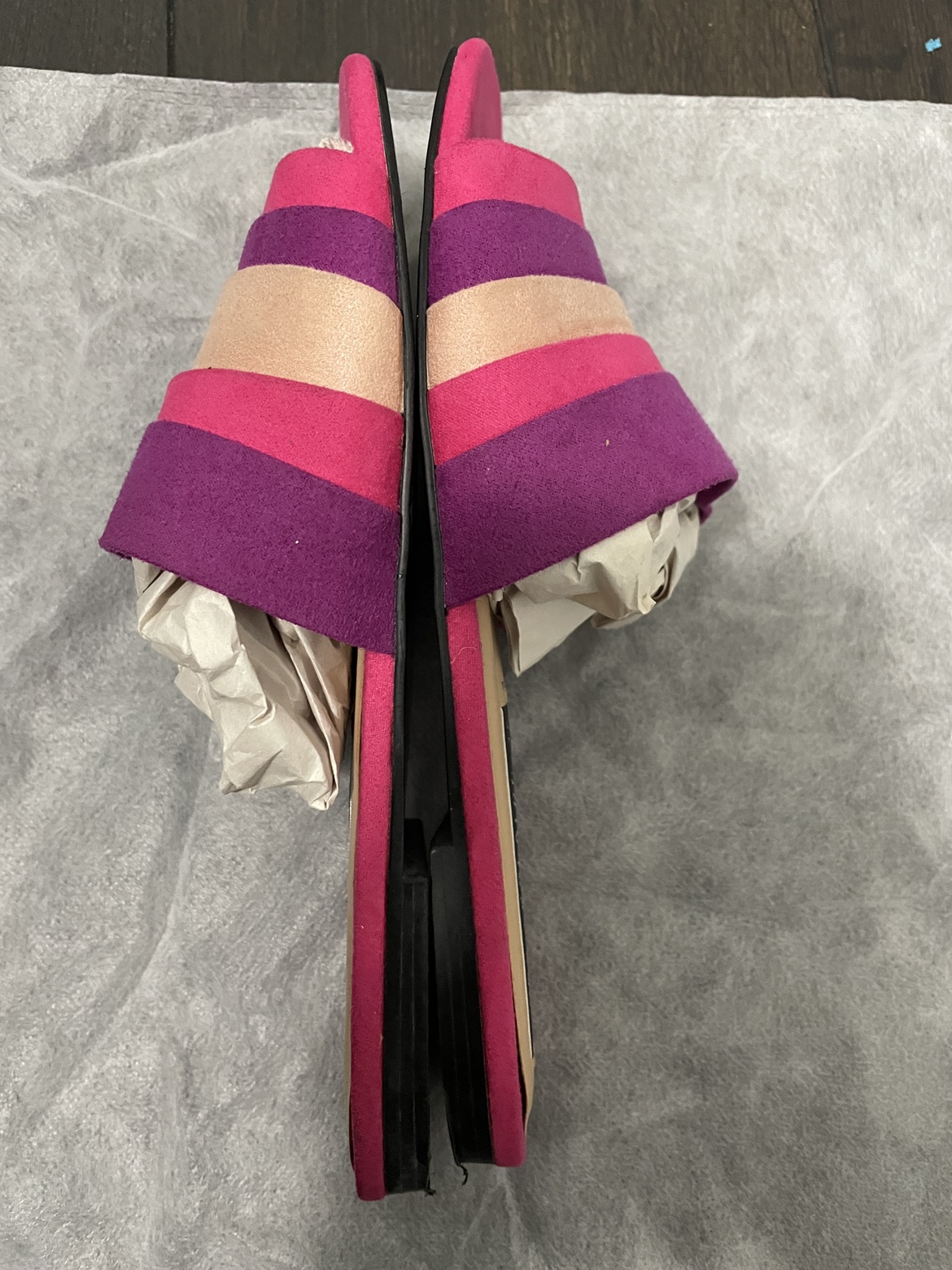 Zara coloured flat sandals thumbnail