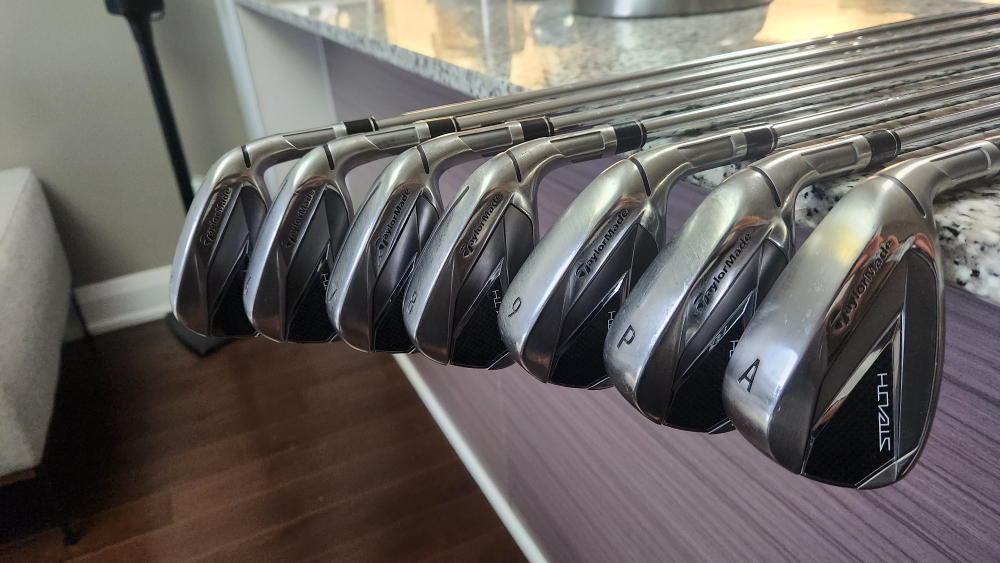 Taylormade Stealth Irons + TM bag + 60 degree Cleveland Wedge image indicator(2)