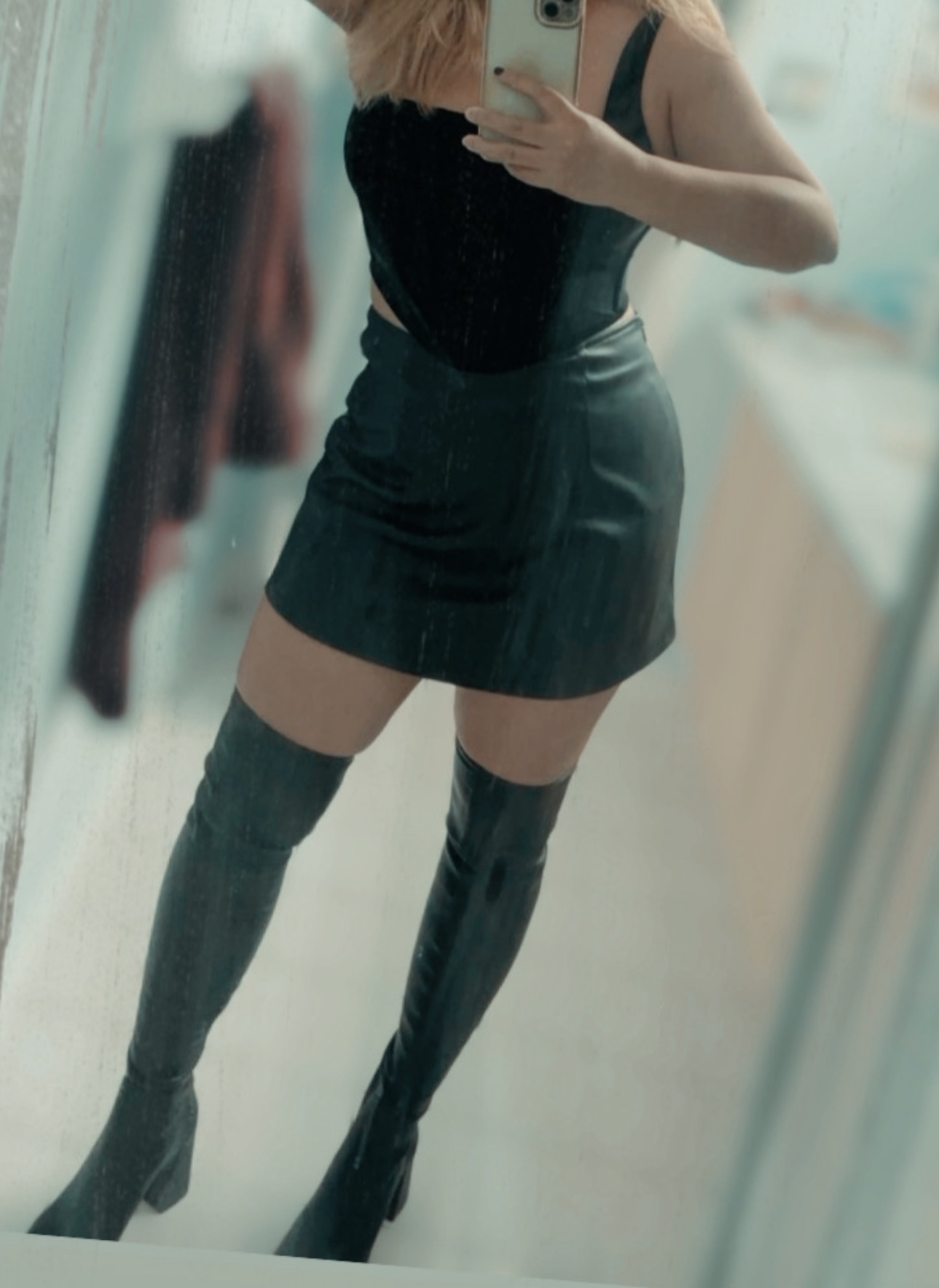 PU Leather Short Skirt - photo 3
