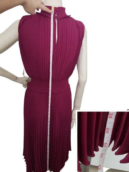Nanette Lepore Bali Orchid Pleated Midi Dress with tag $148 image indicator(8)