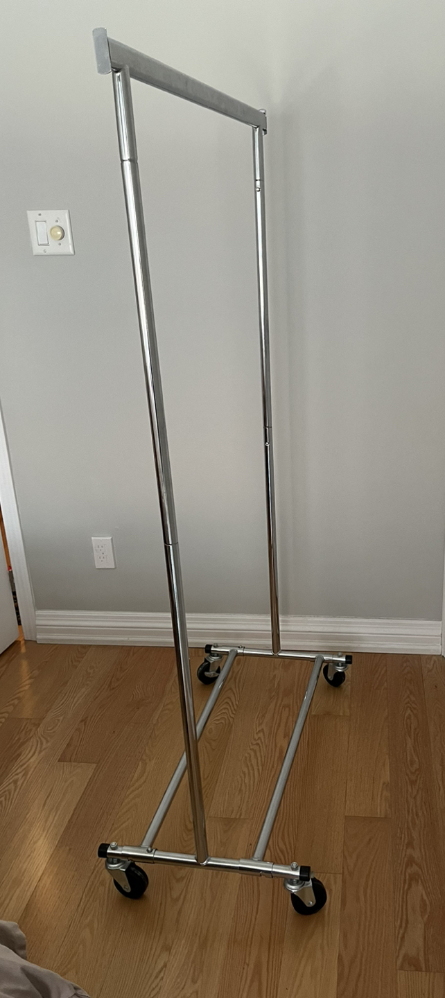 Clothing Rack - Rolling & Extendable thumbnail