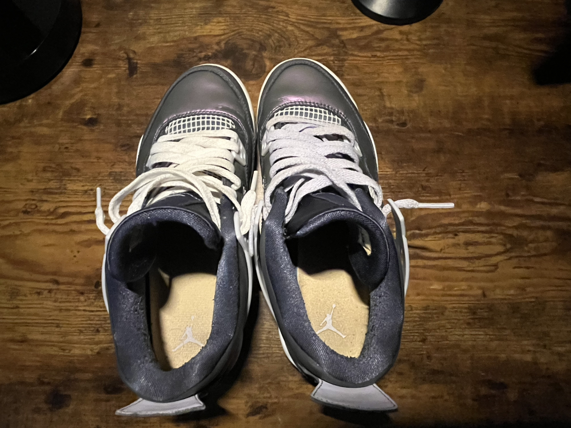 Nike Jordan 4 Retro Monsoon Blue/ Purple/ White - photo 4