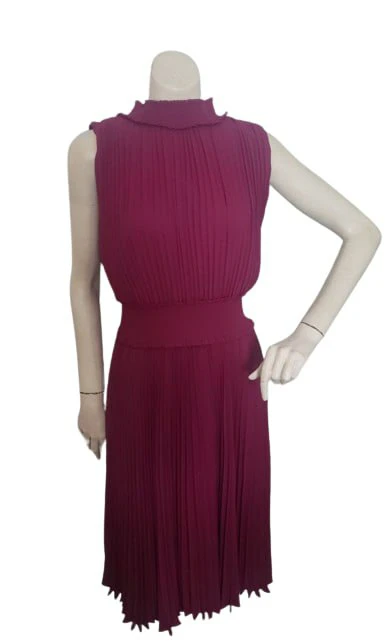 Nanette Lepore Bali Orchid Pleated Midi Dress with tag $148 - photo 4