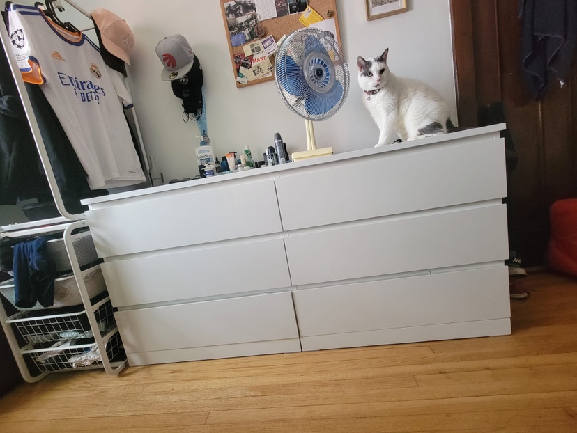 White IKEA Malm Dresser - photo 2