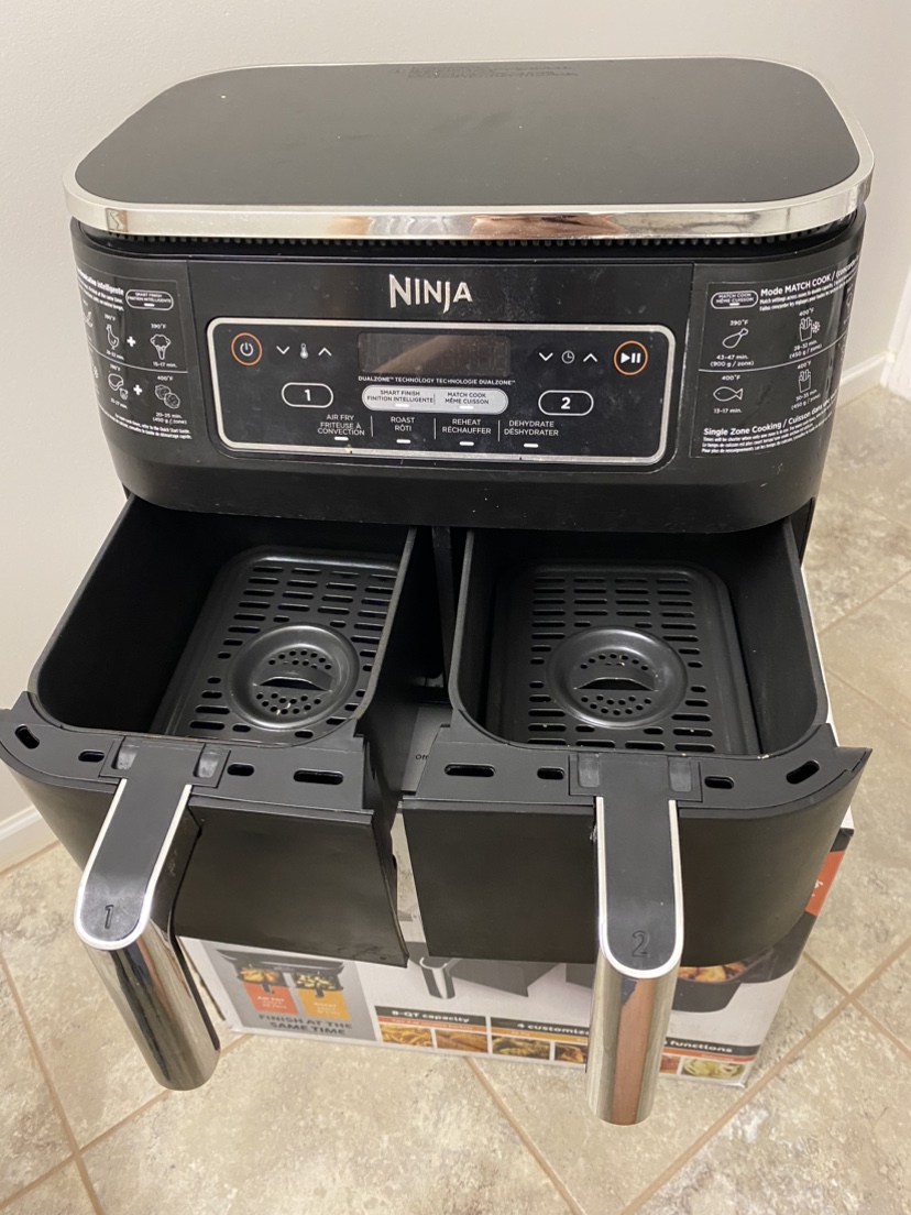 Ninja Foodi 2-Basket 8-QT capacity Air Fryer image indicator(2)