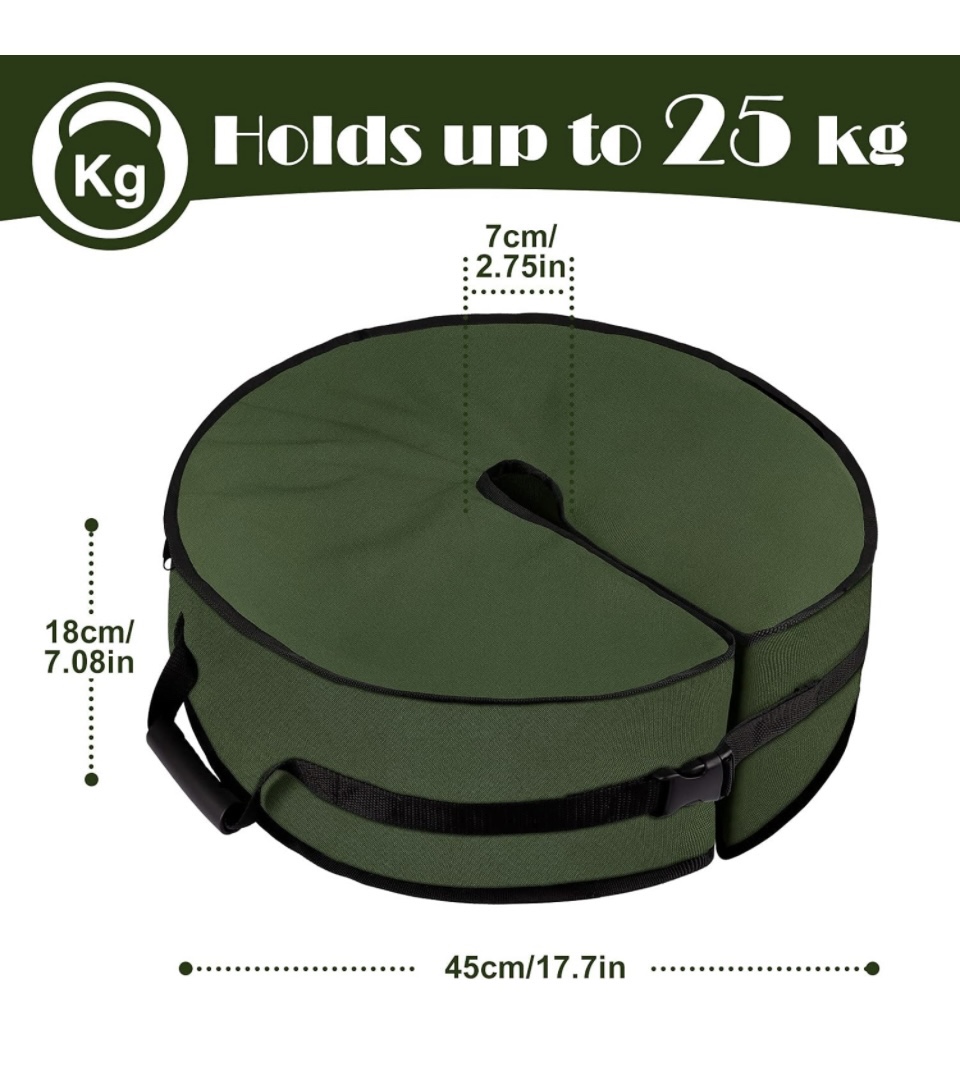 Patio Umbrella Base Weight, 18" - photo 2