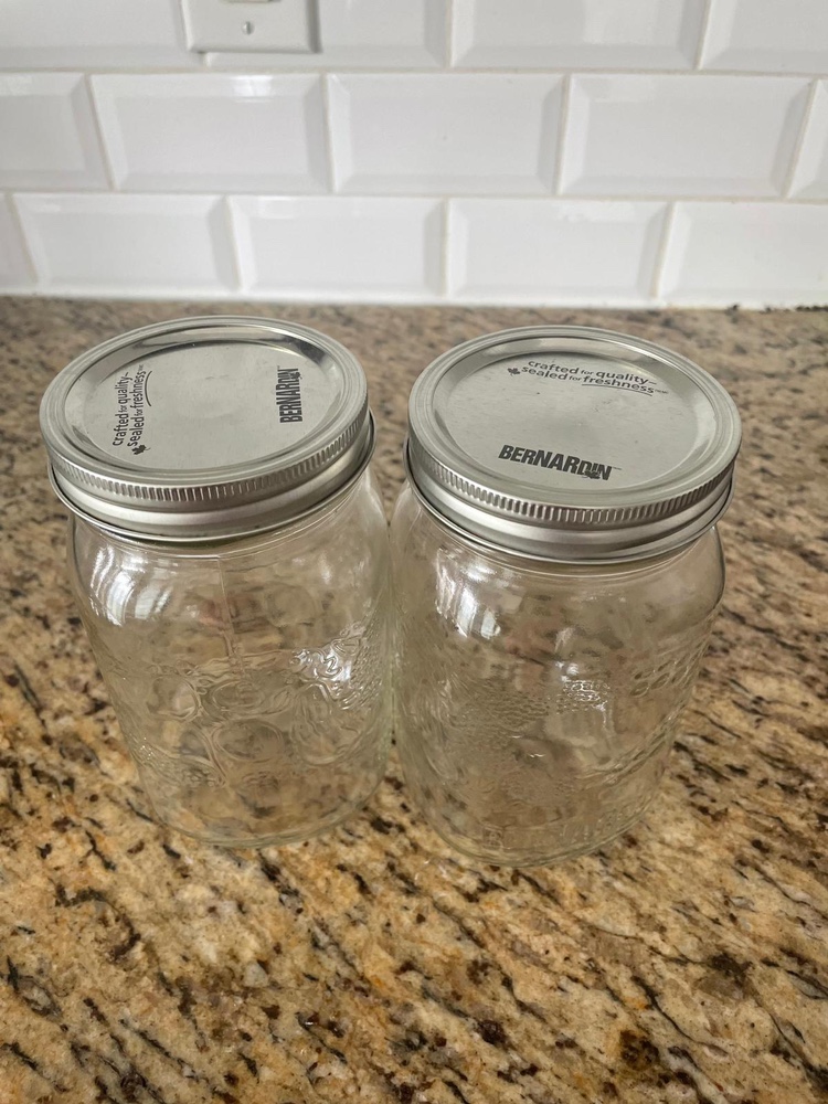 32 1L Mason Jars