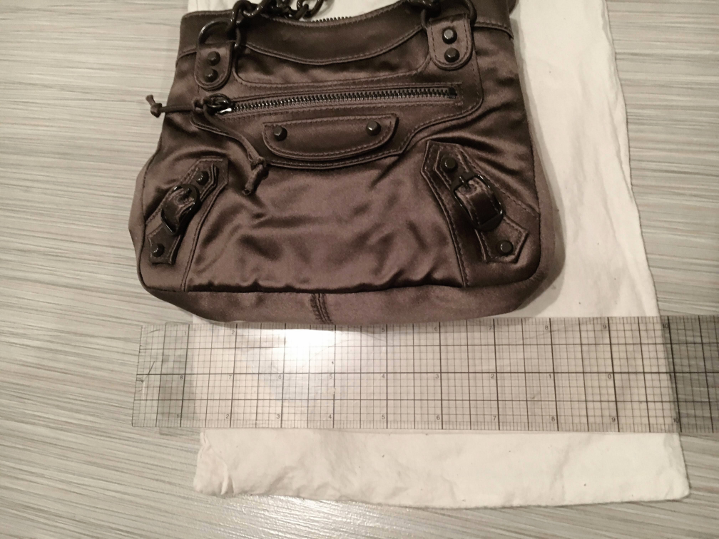 Authentic balenciaga neo classic mini Satin Bag image indicator(4)