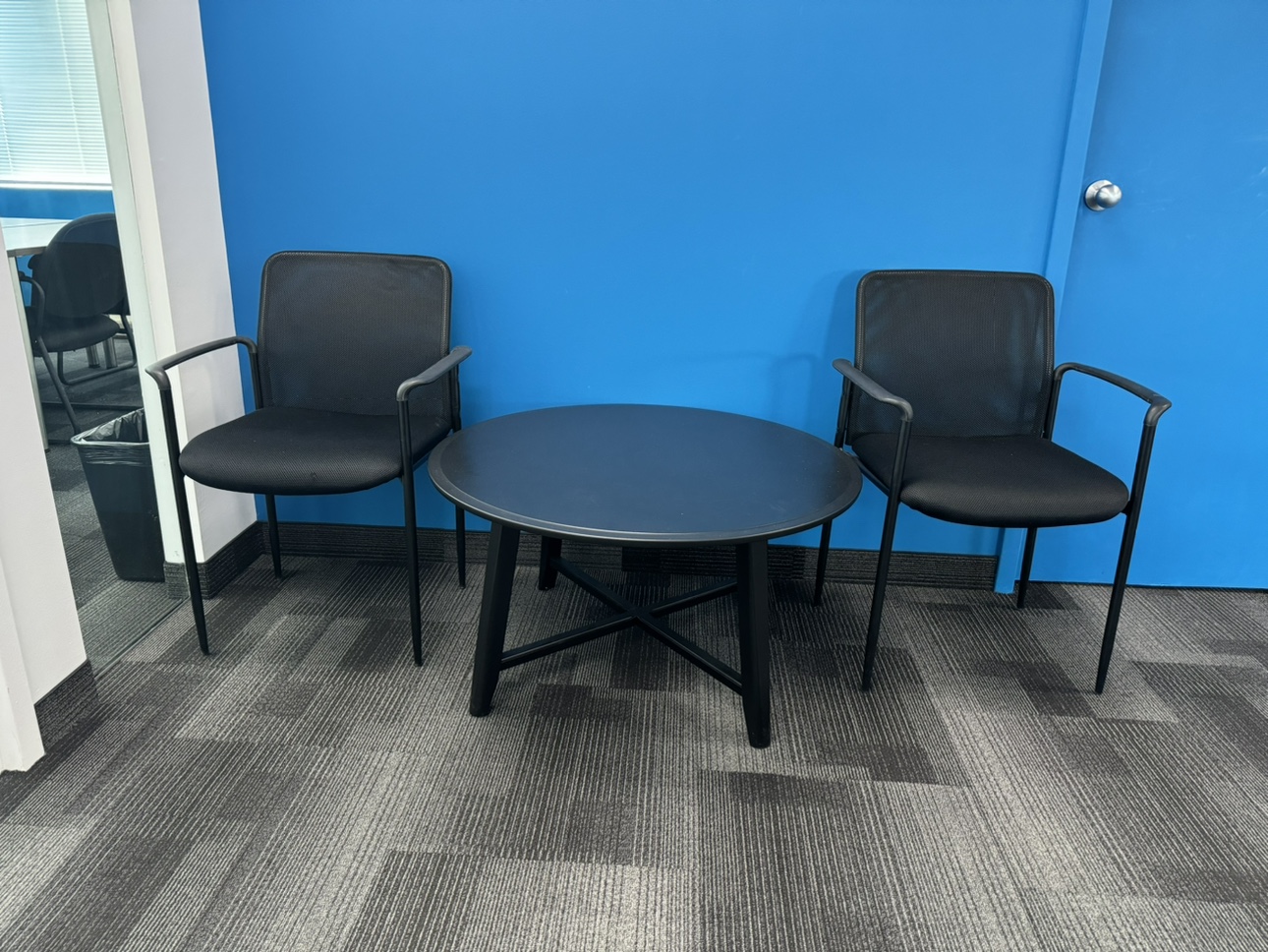 Stylish Reception Chairs - Great Condition! (Set of 2)