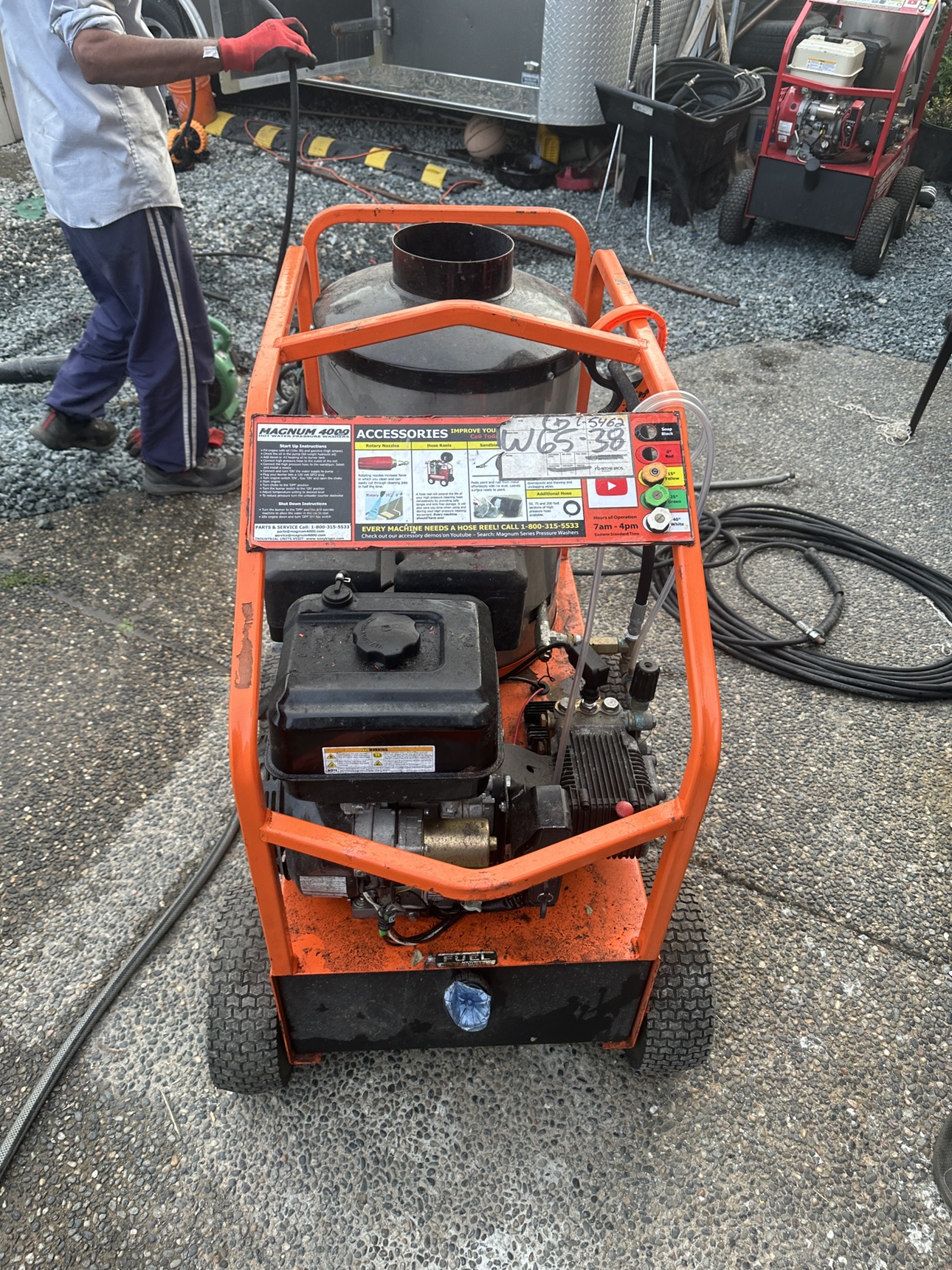 Magnum 4000 PSI Hot Pressure Washer - photo 2