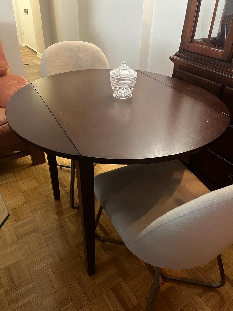 Table with two chairs