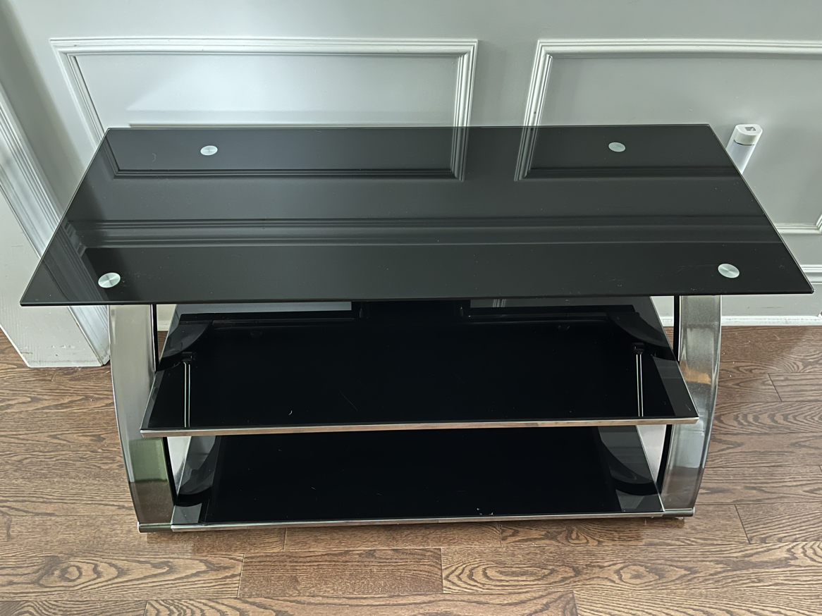 Tempered Glass TV Stand