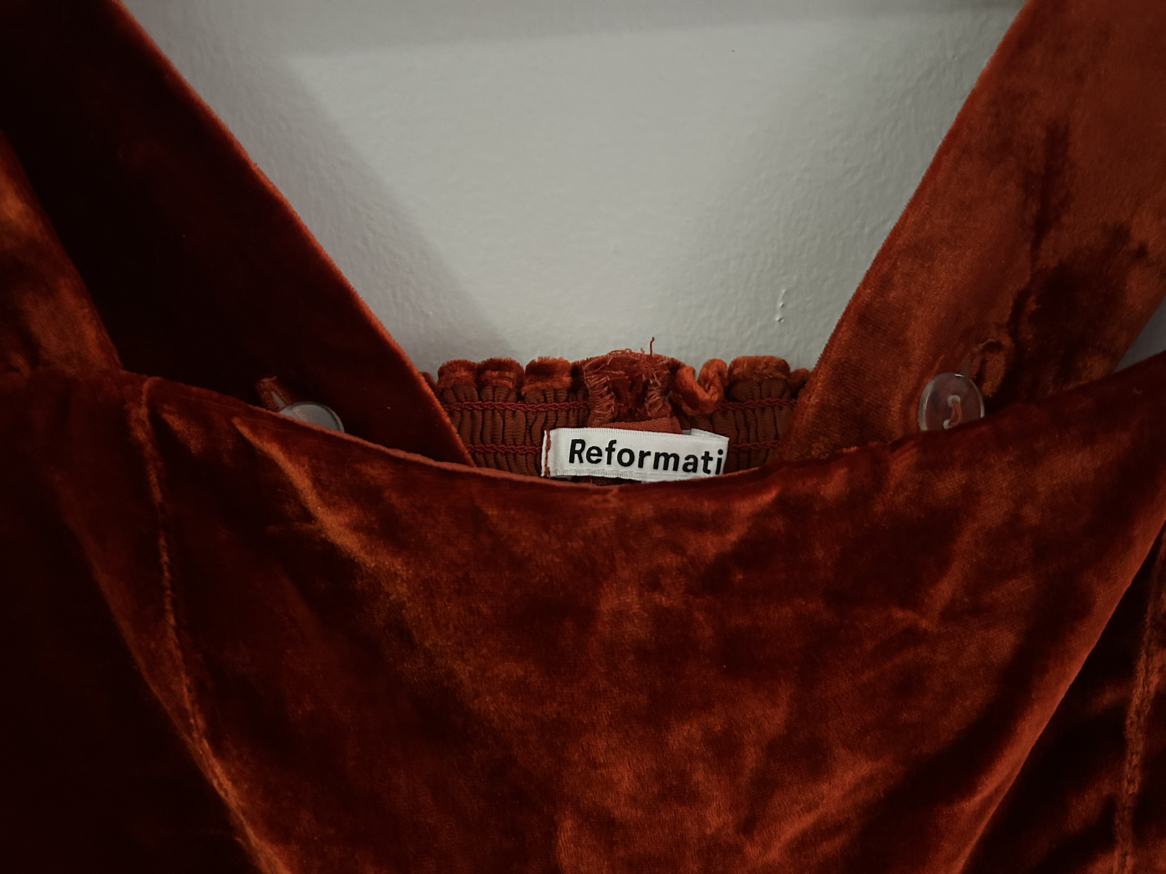 Reformation Velvet Top - photo 2