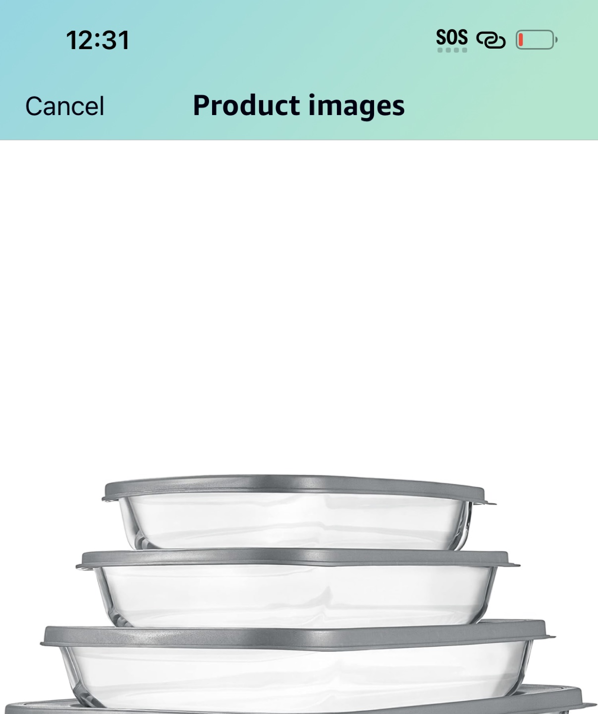 Nutrichef 3 sets glass bakeware#470 thumbnail