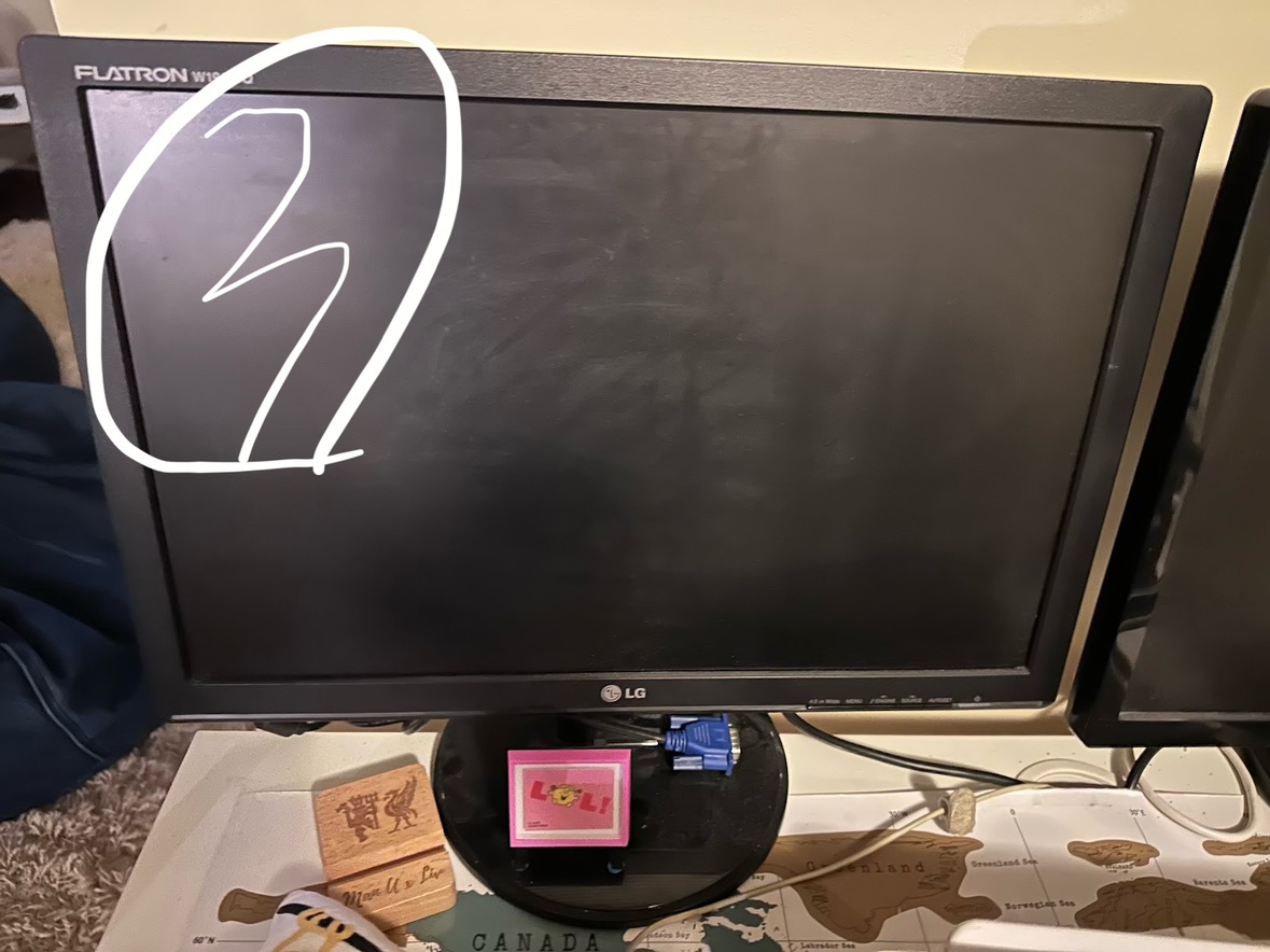 LG monitor without cord #freerecycle thumbnail
