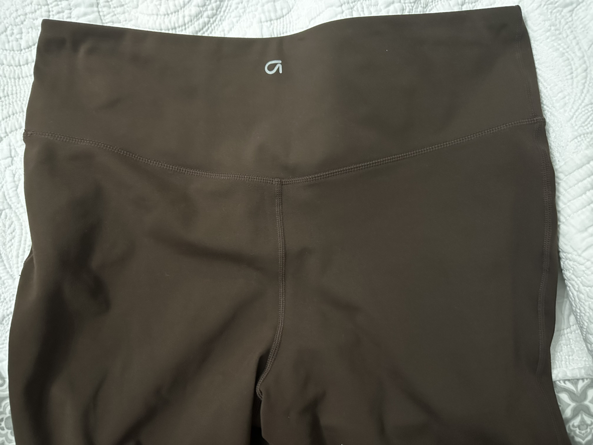 Gap fit brown sky high flare bottom leggings - photo 5