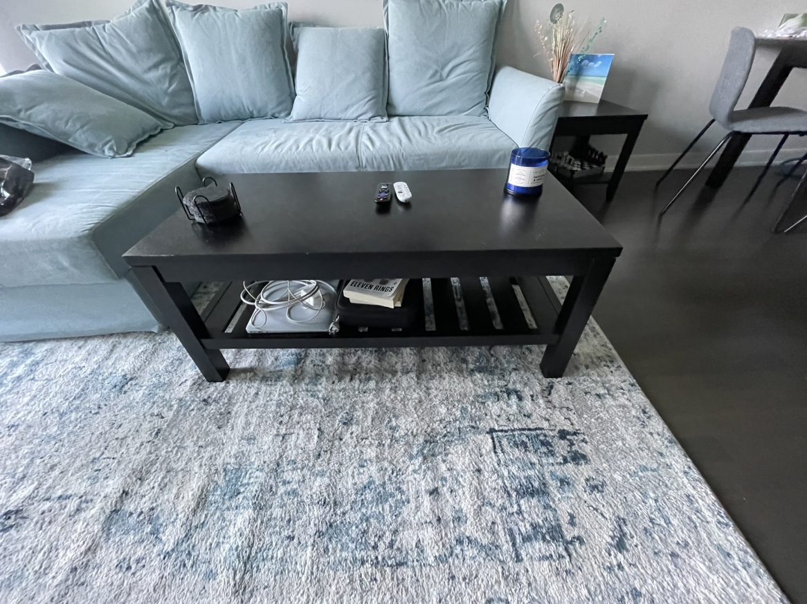 Black coffee table