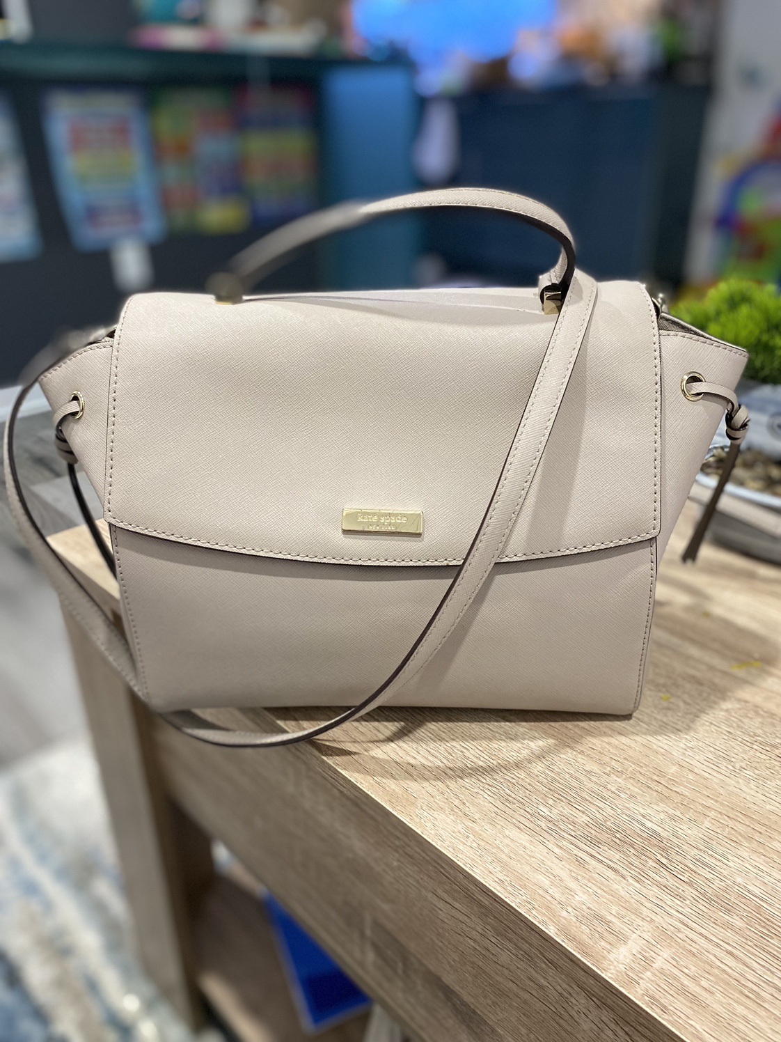 Gray kate spade purse original