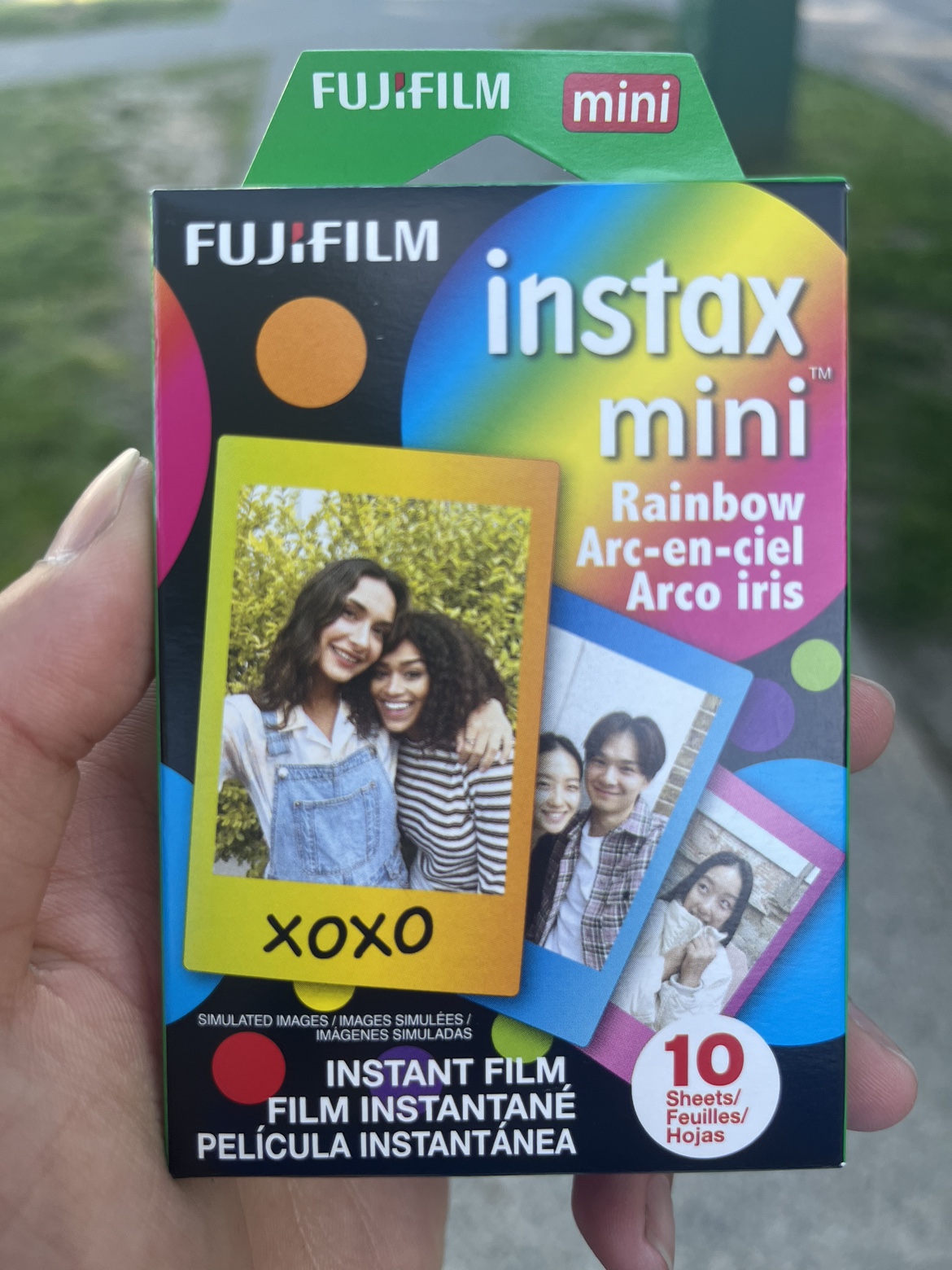 Instax mini rainbow films 10 sheets