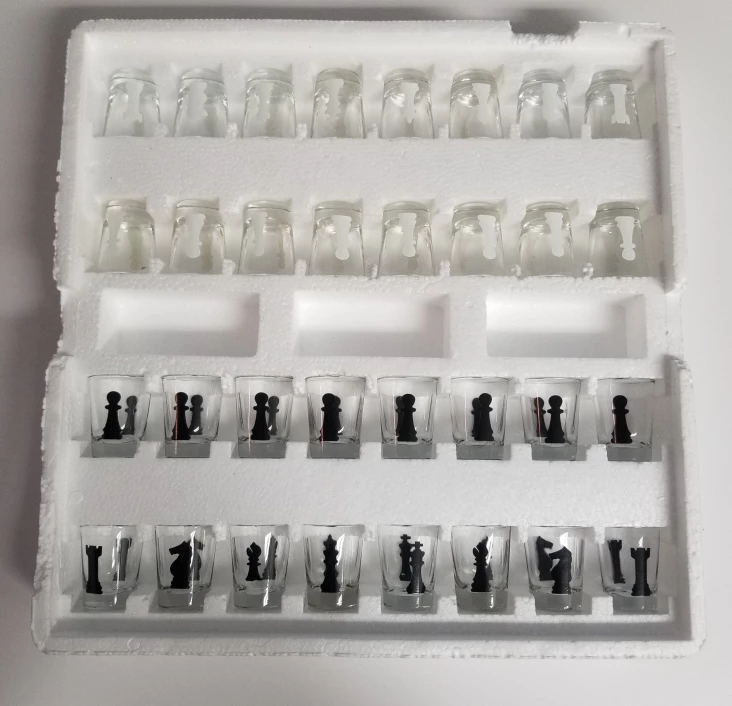 Shot Glass Chess Board Set - Game Night image indicator(2)