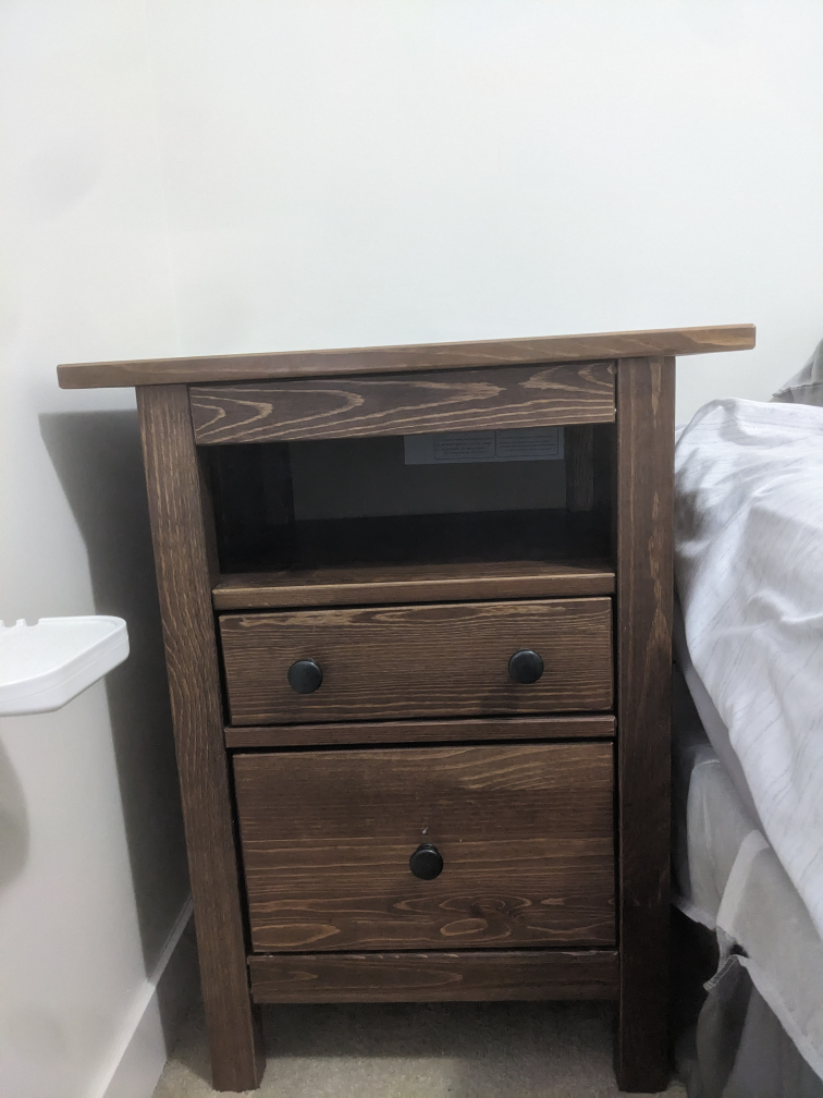 jysk wooden bedside table - photo 2