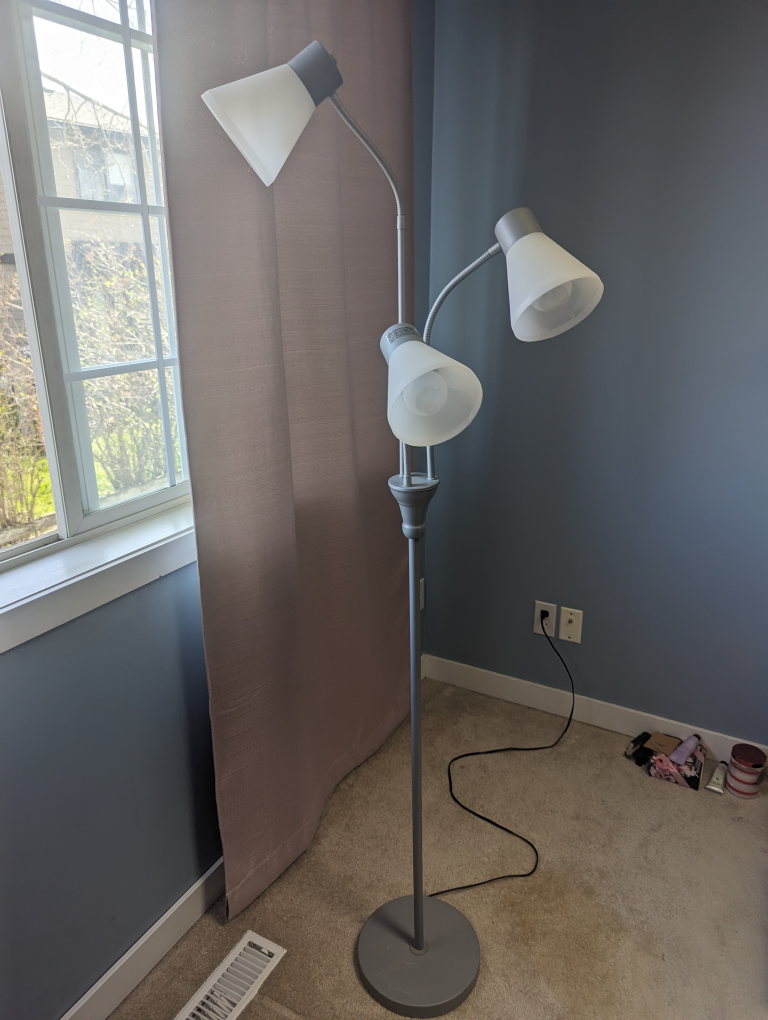 Three Lights Standing Lamp